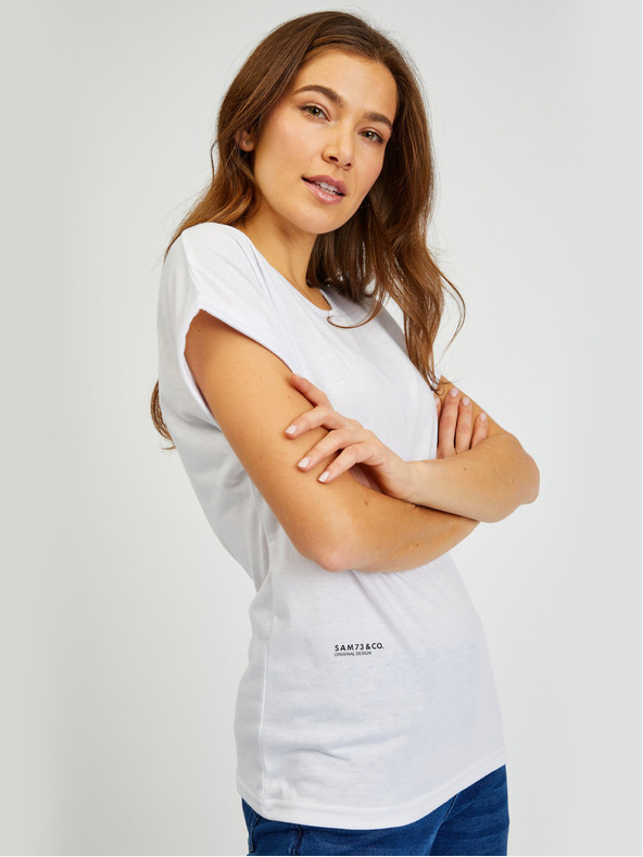 Sam 73 Fehér női póló SAM73 Dorado