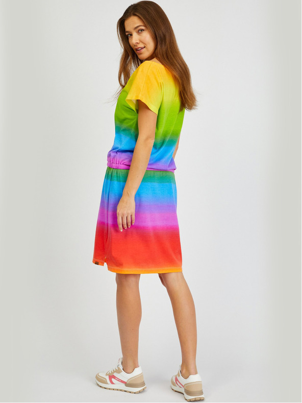 Sam 73 Kék-sárga női ruha SAM73 Fena