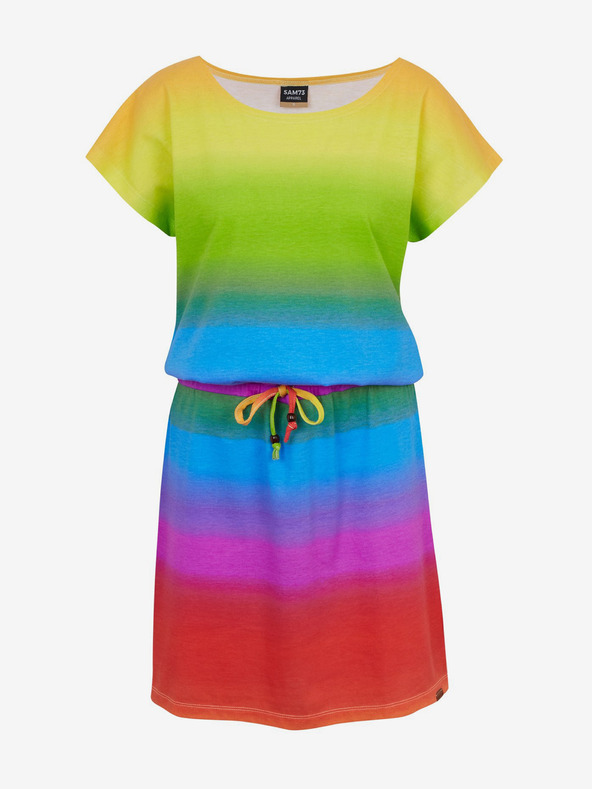 Sam 73 Kék-sárga női ruha SAM73 Fena