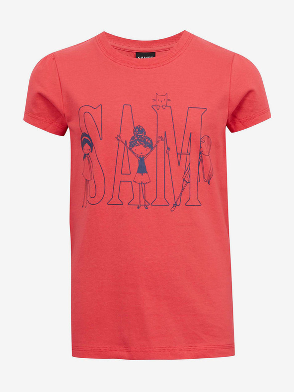 Sam 73 Korall színű lány póló SAM 73 Ielenia