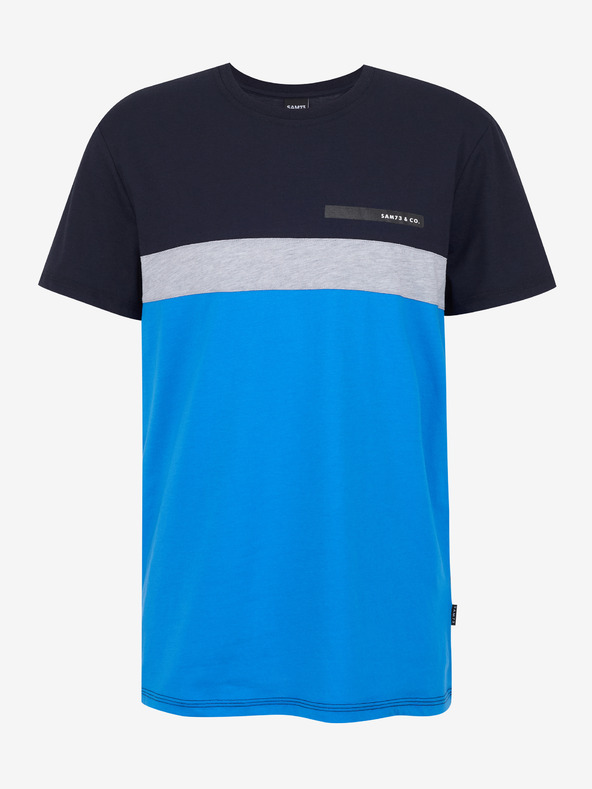 Sam 73 Kék-fekete férfi póló SAM 73 Ernesto