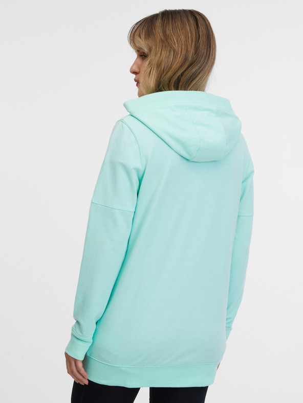 Sam 73 Türkizkék női kapucnis, cipzáras melegítőfelső SAM 73 Lisa