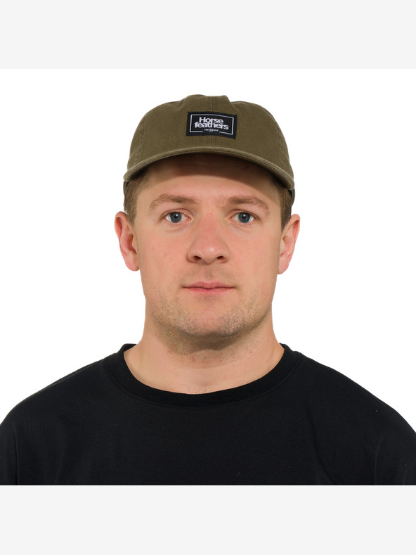 Horsefeathers Cap Vinny - olíva HORSEFEATHERS