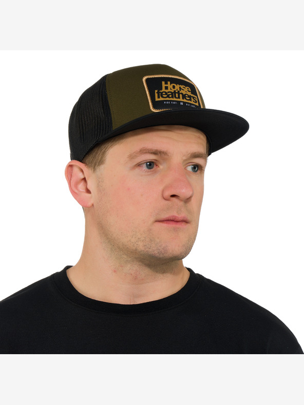 Horsefeathers Caster sapka - olíva HORSEFEATHERS