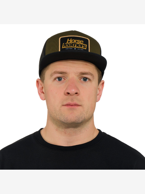 Horsefeathers Caster sapka - olíva HORSEFEATHERS