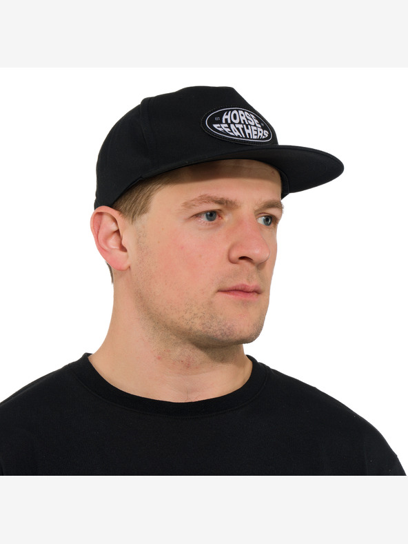 Horsefeathers Cap Steal - fekete HORSEFEATHERS