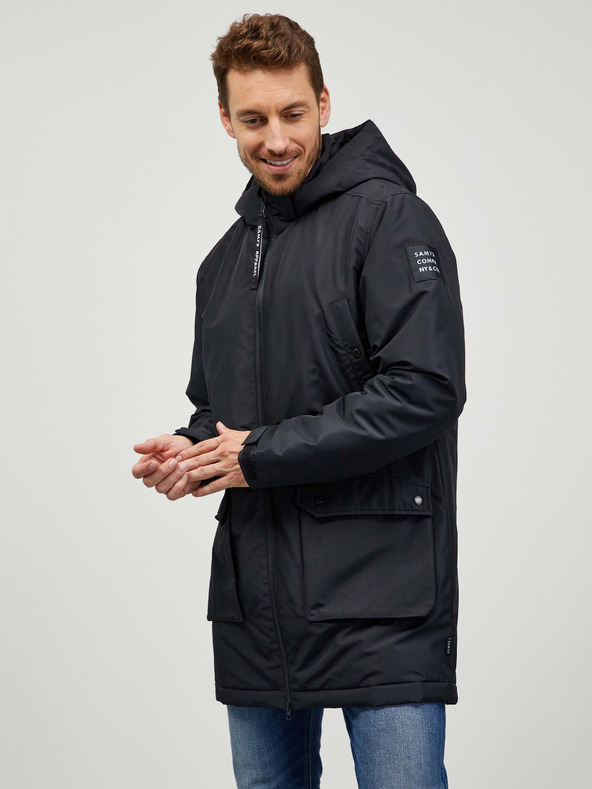 Sam 73 Fekete férfi kabát SAM 73 Edward