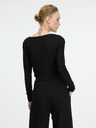 Orsay ORSAY fekete női hosszú ujjú body