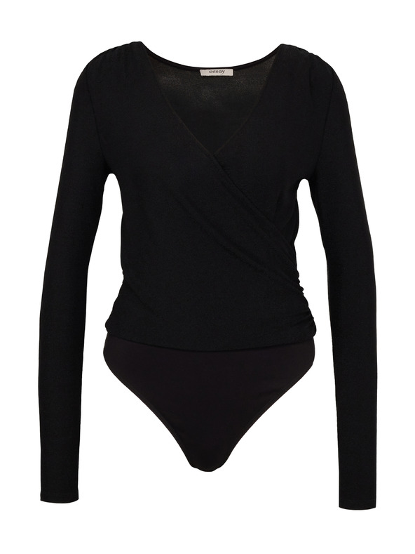 Orsay ORSAY fekete női hosszú ujjú body