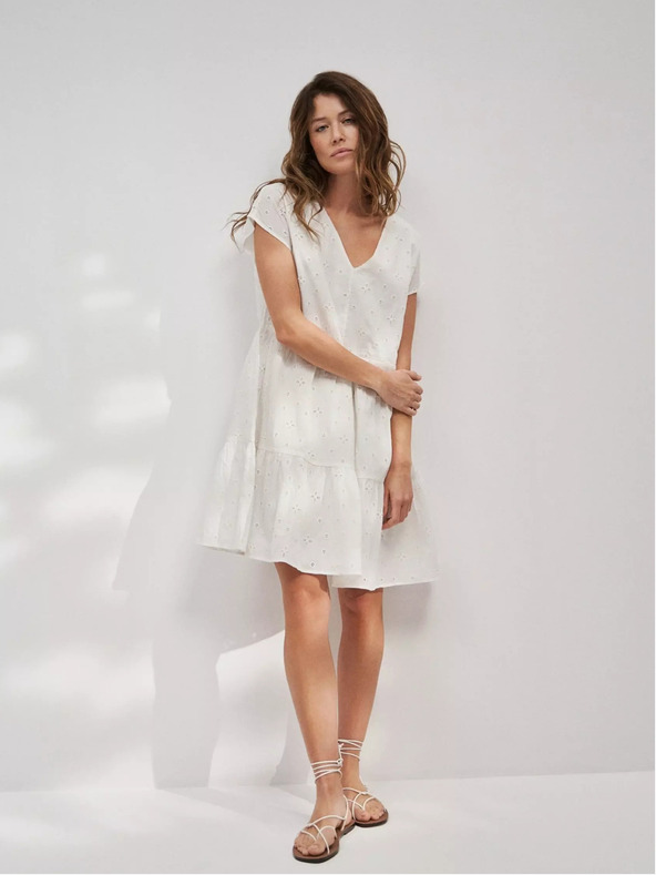 Moodo Női ruha fehér MOODO