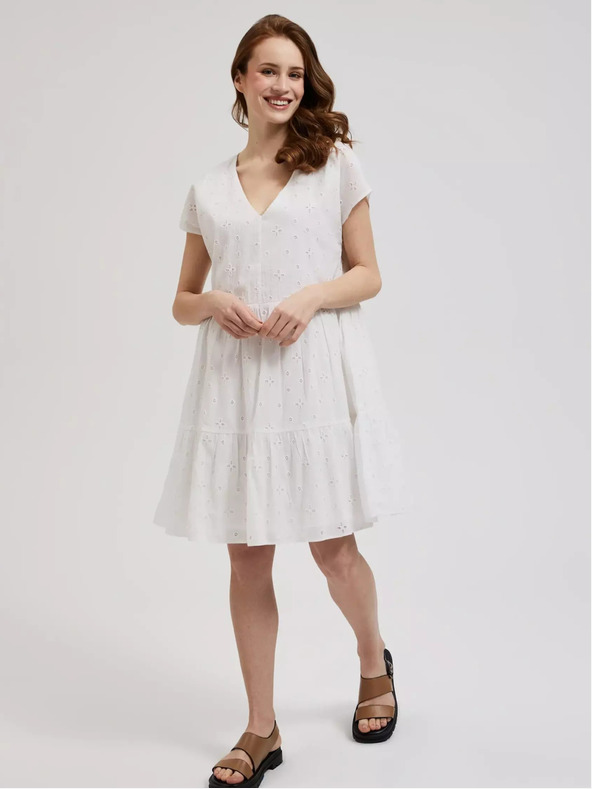 Moodo Női ruha fehér MOODO