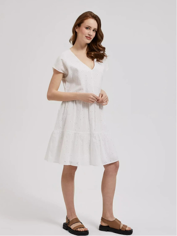 Moodo Női ruha fehér MOODO