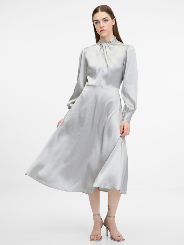 Orsay ORSAY ezüst női midi ruha