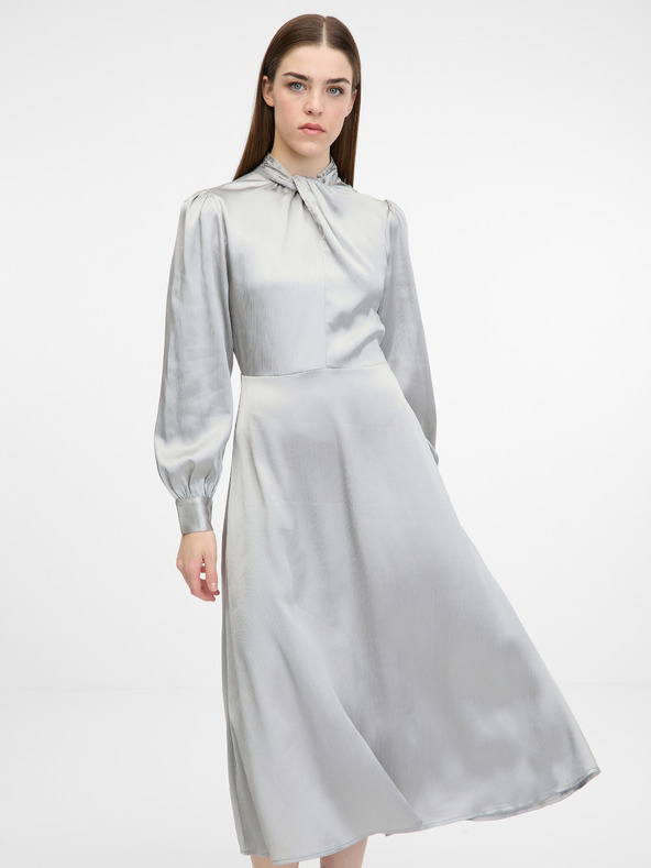 Orsay ORSAY ezüst női midi ruha
