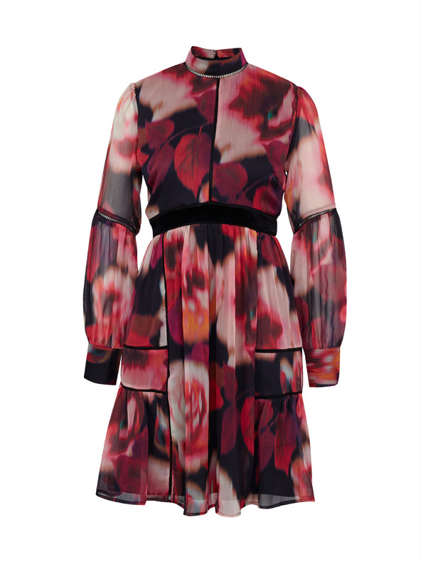 Orsay Orsay piros mintás térdig érő ruha nőknek