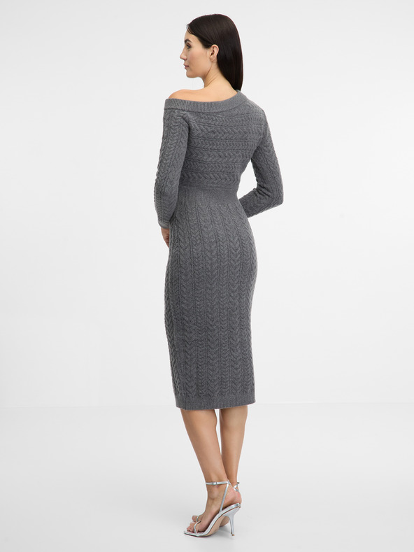 Orsay ORSAY szürke női tokos midi ruha