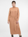 Orsay ORSAY világosbarna női midi ruha