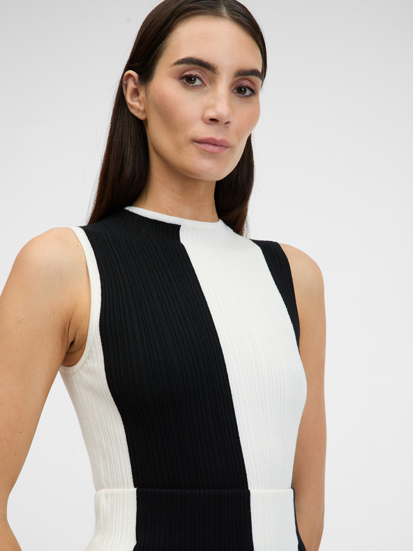 Orsay ORSAY fekete-fehér női pulóver