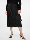 Orsay ORSAY fekete női midi szoknya
