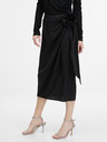 Orsay ORSAY fekete női midi szoknya