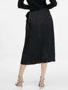 Orsay ORSAY fekete női midi szoknya