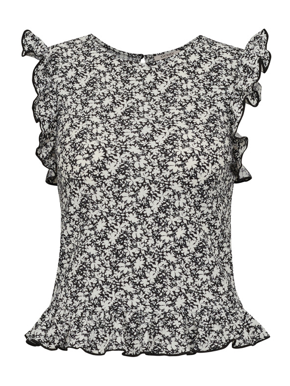 Orsay ORSAY fekete női rövid ujjú póló