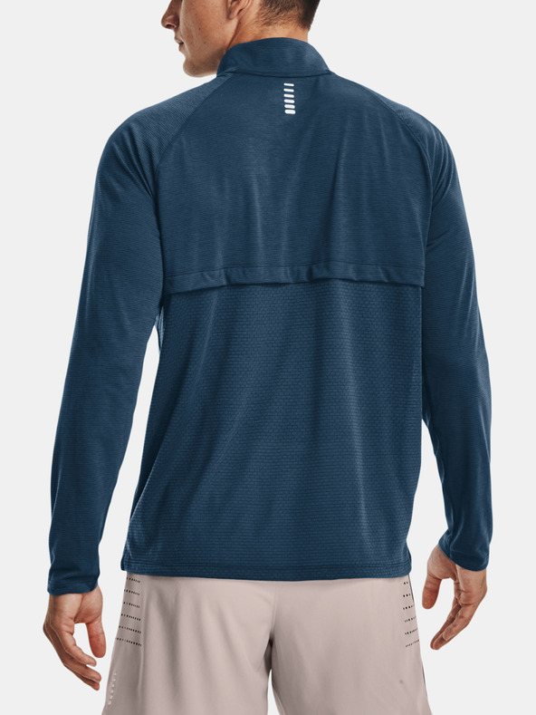 Under Armour Sötétkék Under Armour UA férfi STREAKER HALF ZIP póló