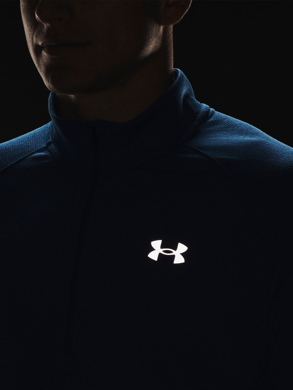 Under Armour Sötétkék Under Armour UA férfi STREAKER HALF ZIP póló