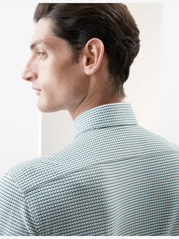 Marks & Spencer Stretch funkcionális ing Fitted Marks & Spencer kék