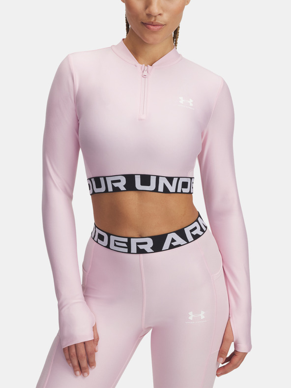 Under Armour Női póló Under Armour HeatGear Rib 1/4 Zip LS