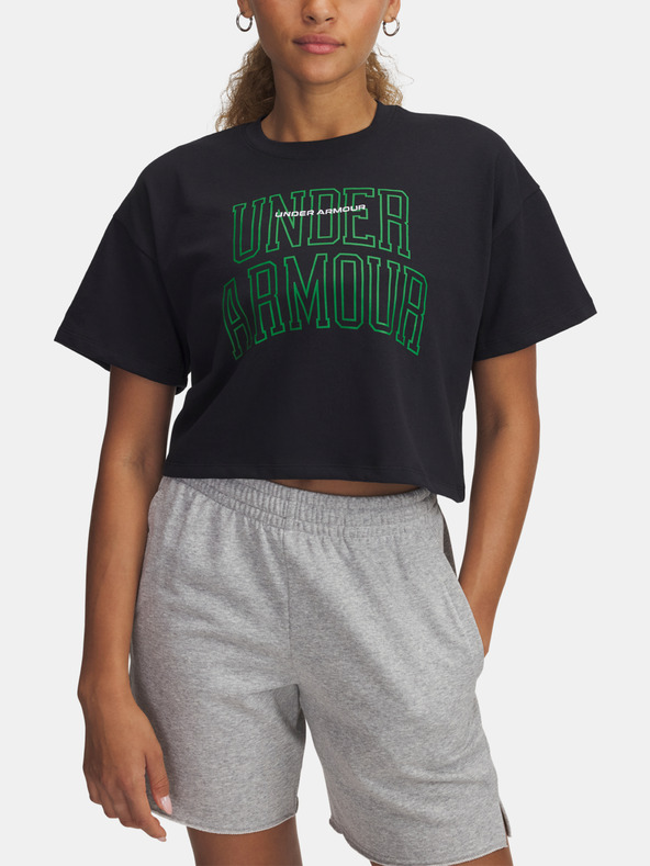 Under Armour Női póló Under Armour UA W VARSITY MIX HW SS CROP