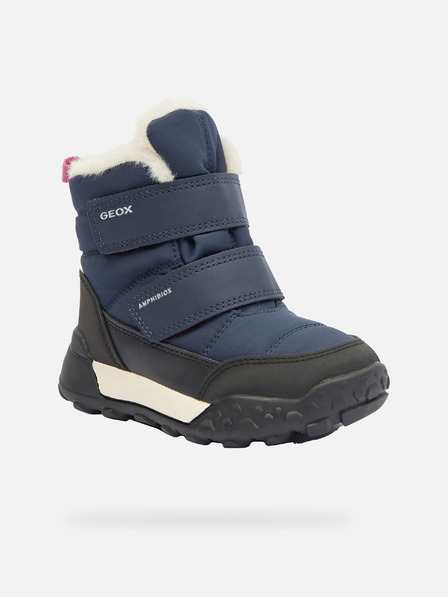 Geox Sötétkék lány téli cipő Geox Trekkyup B Ab