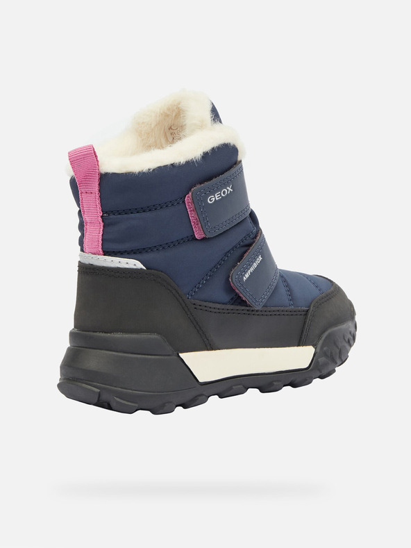 Geox Sötétkék lány téli cipő Geox Trekkyup B Ab