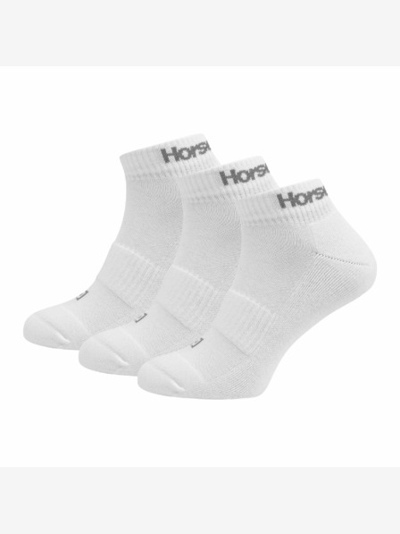 Horsefeathers Rapid Premium 3Pack zokni - fehér 8 - 10-es méret HORSEFEATHERS