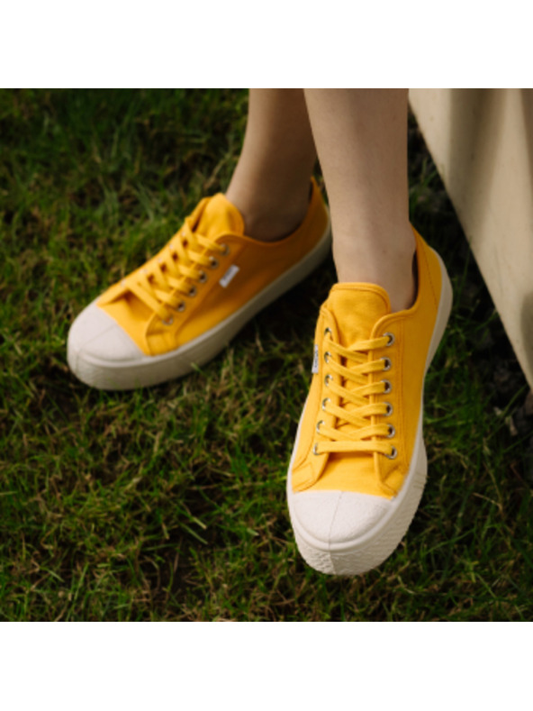 Vasky Férfi vászon tornacipő / csizma sárga Vasky Kanvasky Sárga