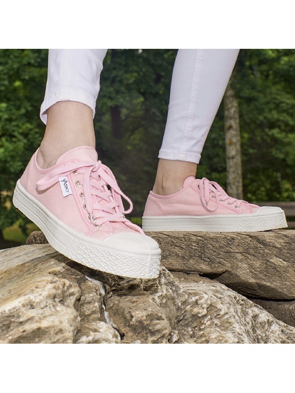 Vasky Női vászon tornacipő / csizma rózsaszín Vasky Kanvasky