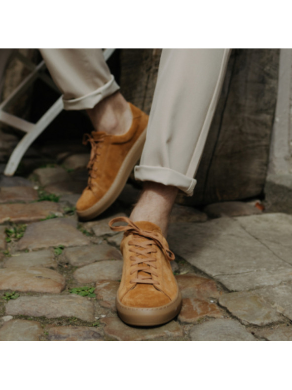 Vasky Női bőr tornacipő / csizma Vasky Glory Camel