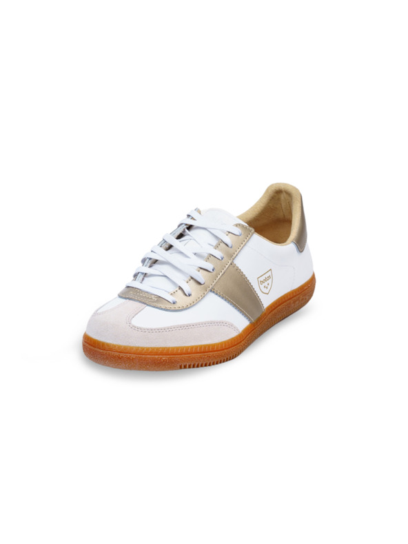 Vasky Női bőr tornacipő / csizma fehér-arany Botas Iconic All Stars 62