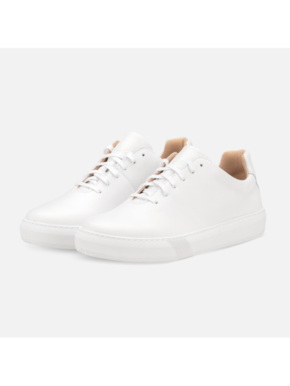 Vasky Női bőr tornacipő / csizma fehér Vasky