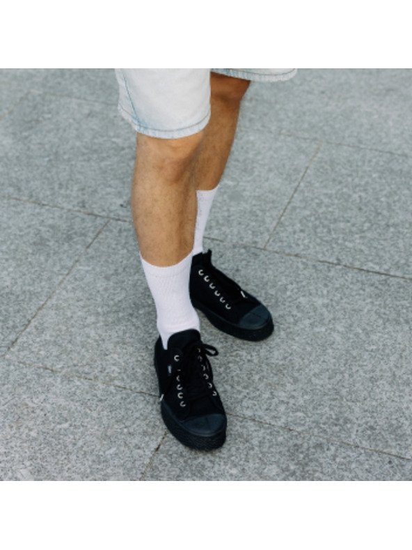 Vasky Női vászon tornacipő / csizma fekete Vasky Kanvasky