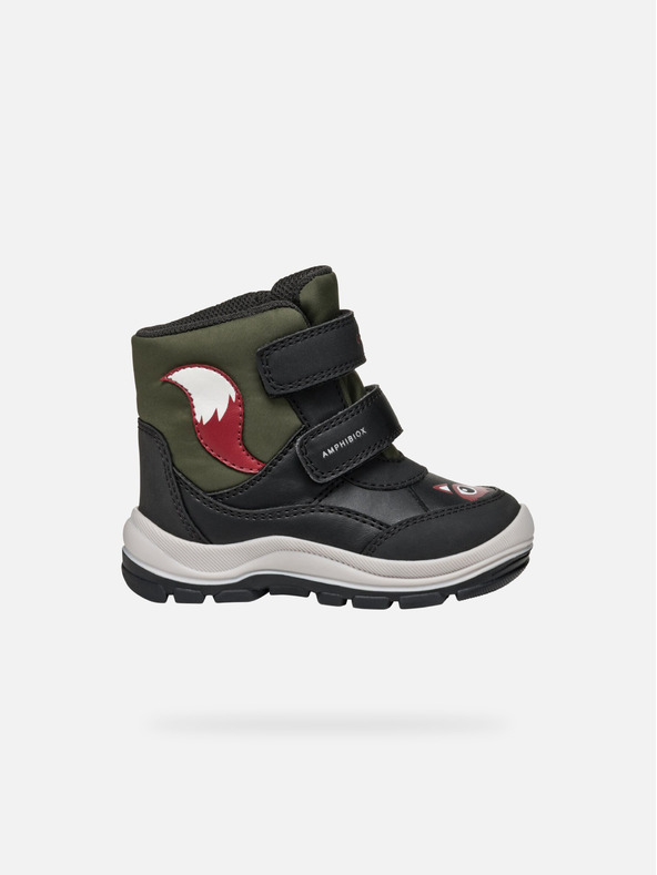 Geox Fekete fiú téli cipő Geox Flanfil B Abx