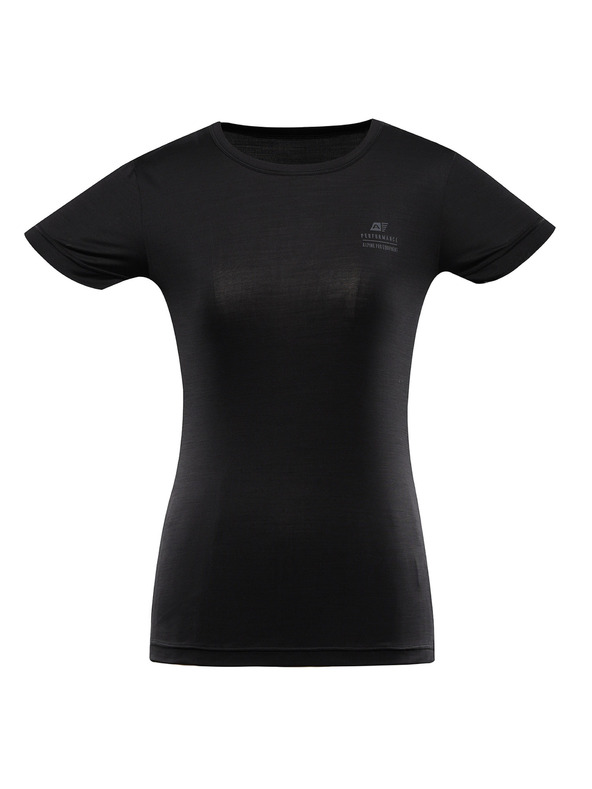 ALPINE PRO Női gyorsan száradó póló hűvös szárítással ALPINE PRO BASIKA fekete