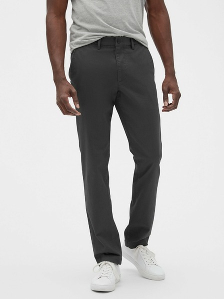 GAP Essential khaki slim fit nadrág GapFlex GAP