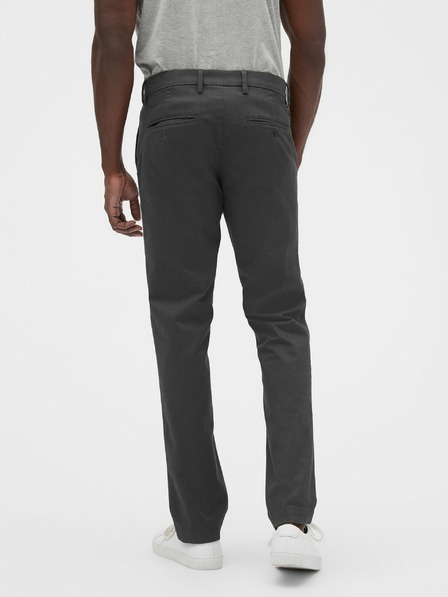 GAP Essential khaki slim fit nadrág GapFlex GAP