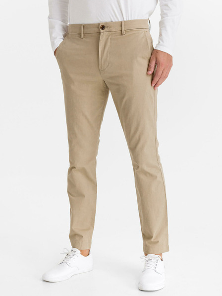 GAP Essential khaki skinny fit nadrág GapFlex GAP