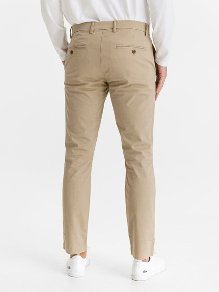 GAP Essential khaki skinny fit nadrág GapFlex GAP