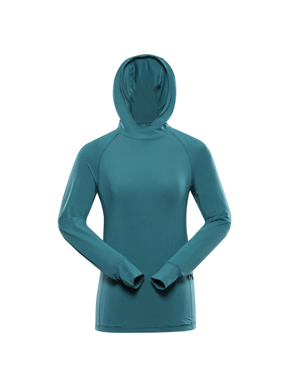 ALPINE PRO Női funkcionális kapucnis pulóver fényvisszaverő elemekkel ALPINE PRO IZARA