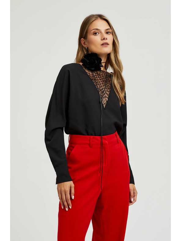 Moodo Fekete női nyaklánc Moodo