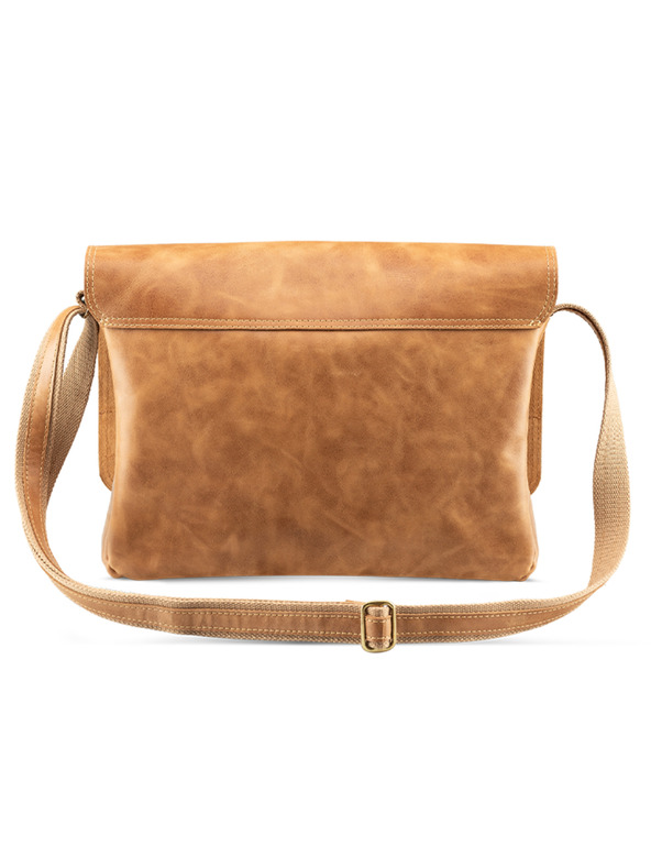 Vasky Bőr táska világosbarna VASKY