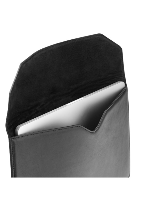 Vasky Bőrtáska MacBookhoz, fekete VASKY